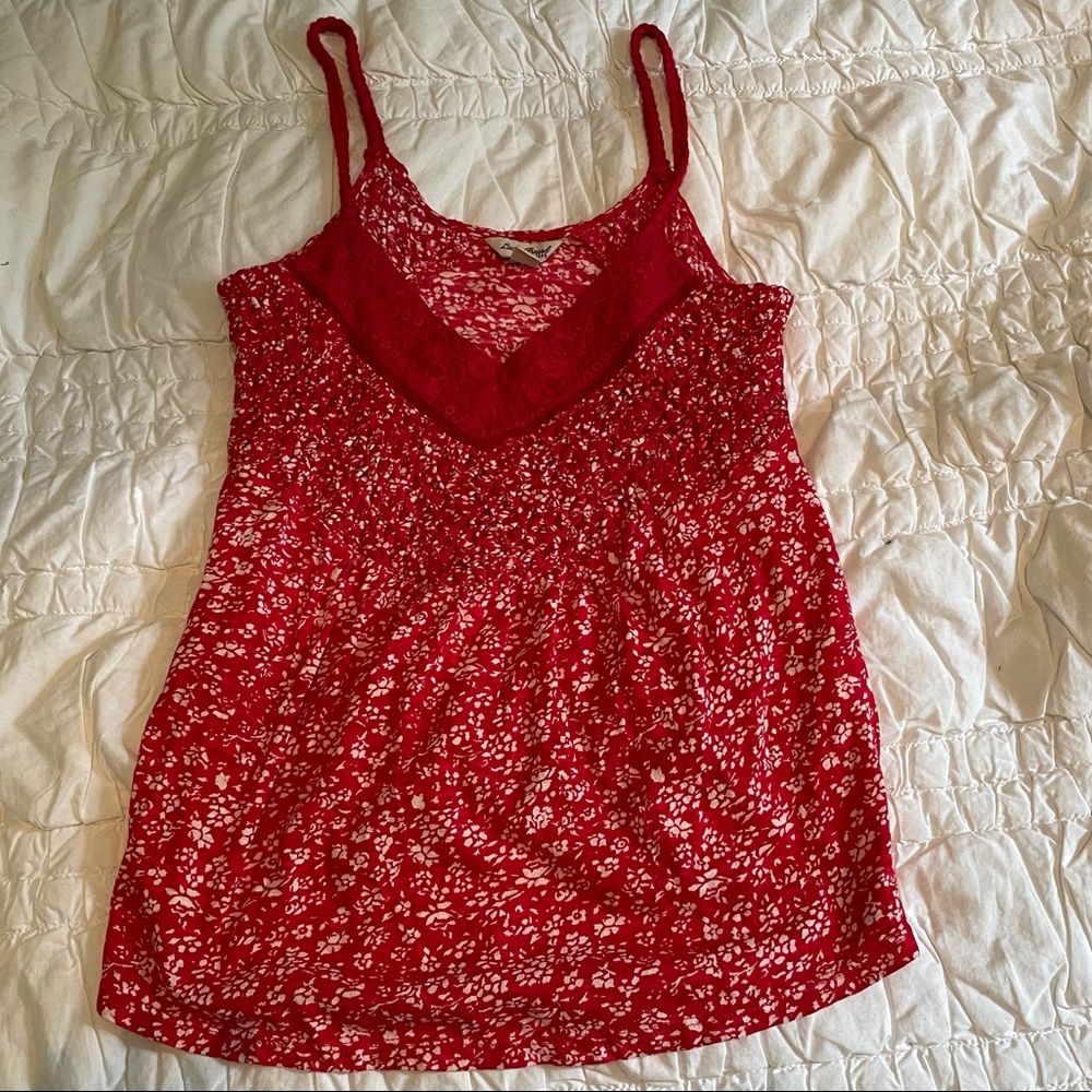 Lucky Brand Floral Print Cami Tank Top XS
